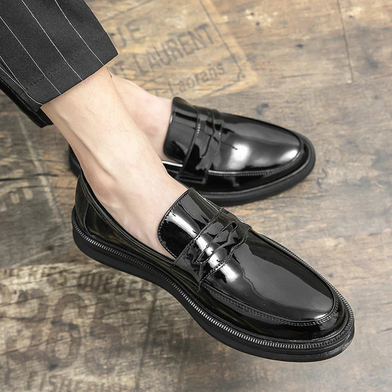 Herren Loafer Herren Geschäftslederschuhe