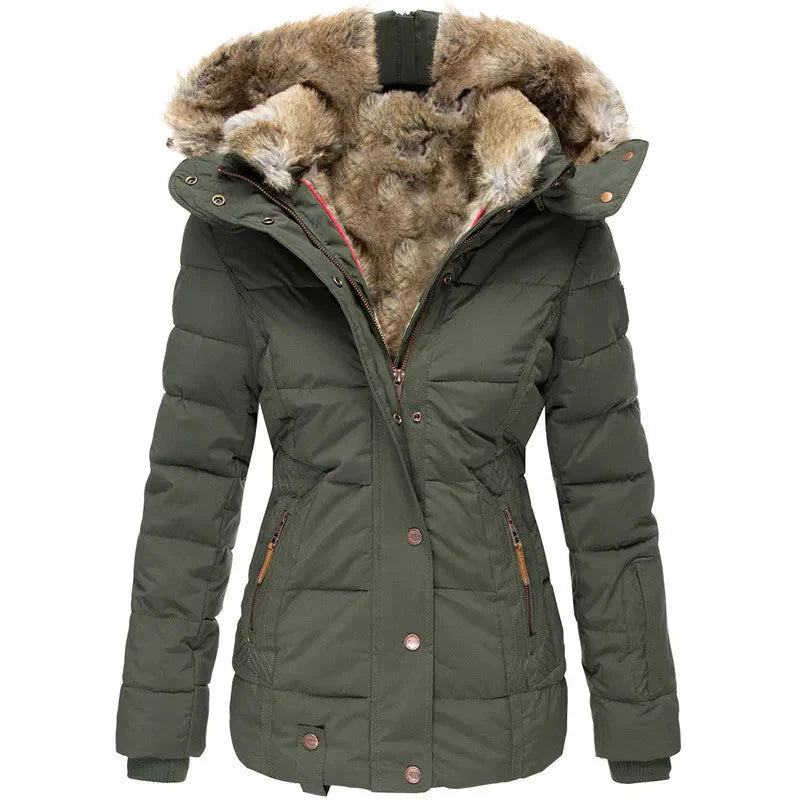 Drune | Fellgefütterte Winterjacke für Damen