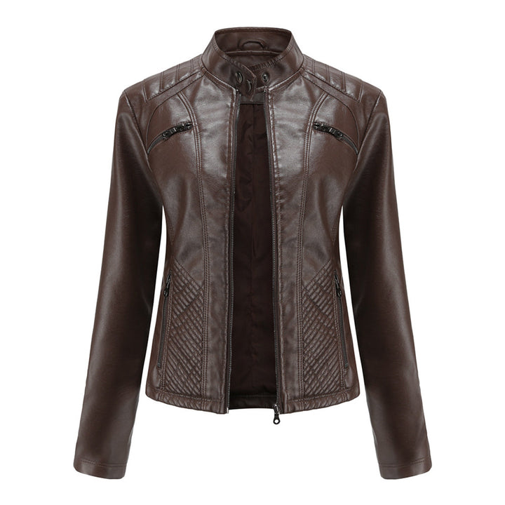 Drune | Slim Fit Reißverschluss Damenjacke