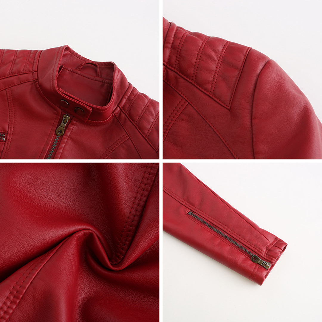 Drune | Slim Fit Reißverschluss Damenjacke