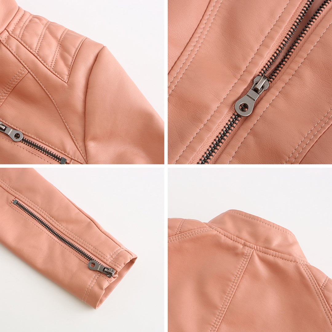 Drune | Slim Fit Reißverschluss Damenjacke