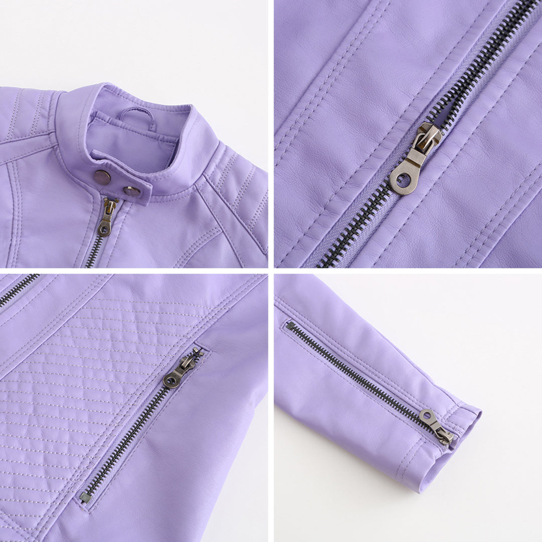 Drune | Slim Fit Reißverschluss Damenjacke