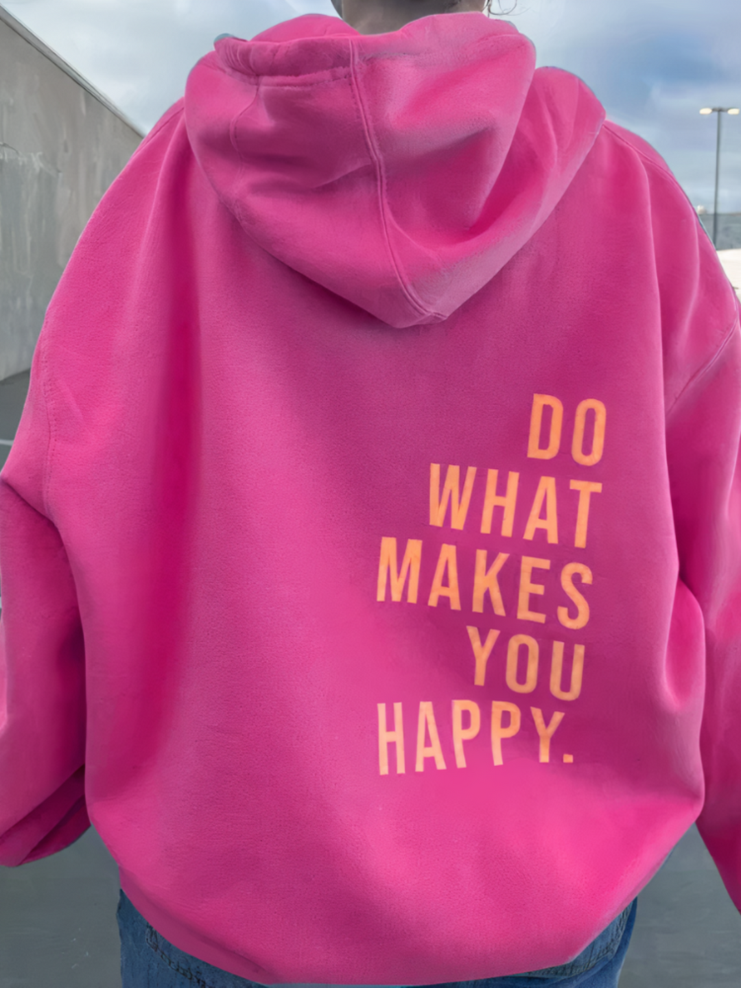 Drune | Buchstaben-Print Hoodie für Frauen - Bequem