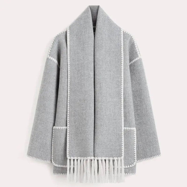 Drune | Eleganter langer Wintermantel aus Wolle
