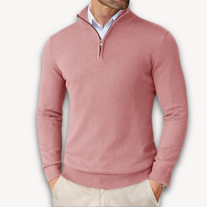 Drune | Baumwollpullover - Herren Quarter-Zip