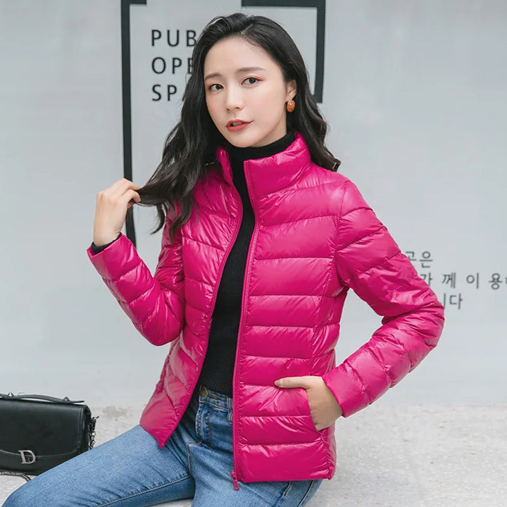 Drune | Kurze Damenjacke - Puffer Coat für den Frühling