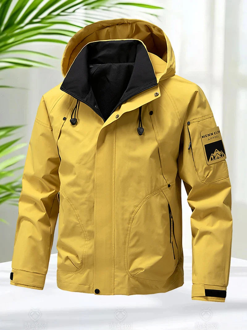 Drune | Herren Softshelljacke - Leicht, Wasserdicht & Mit Kapuze