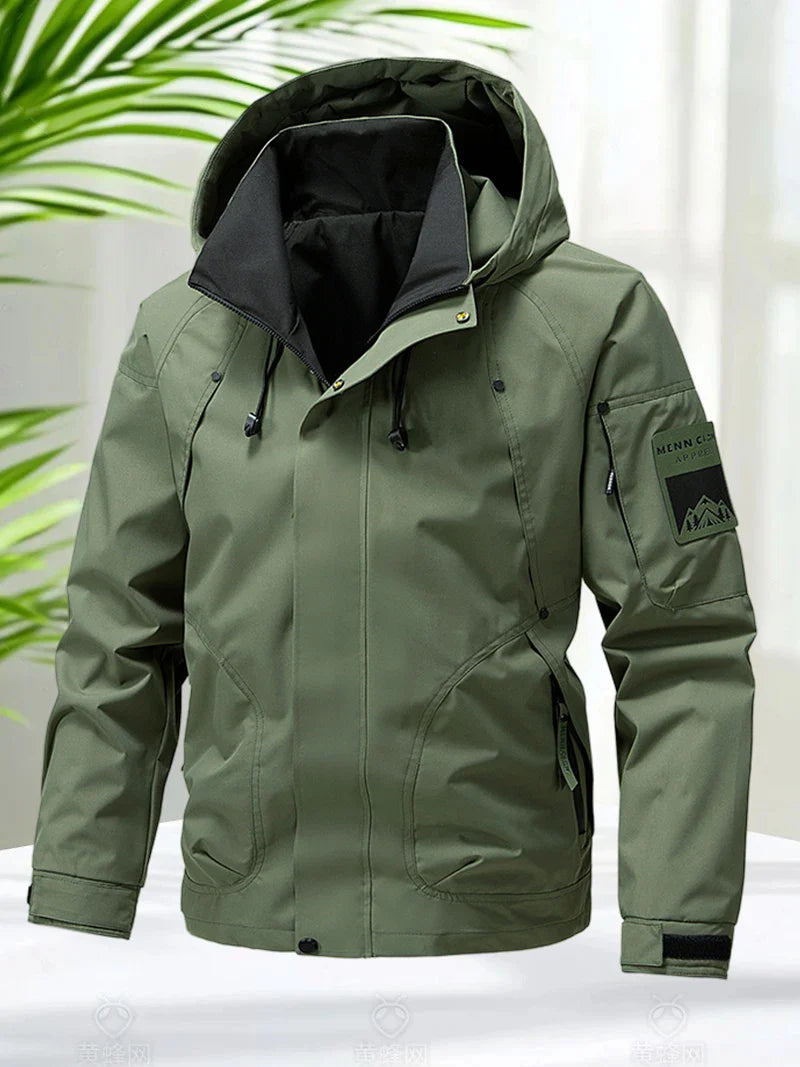 Drune | Herren Softshelljacke - Leicht, Wasserdicht & Mit Kapuze
