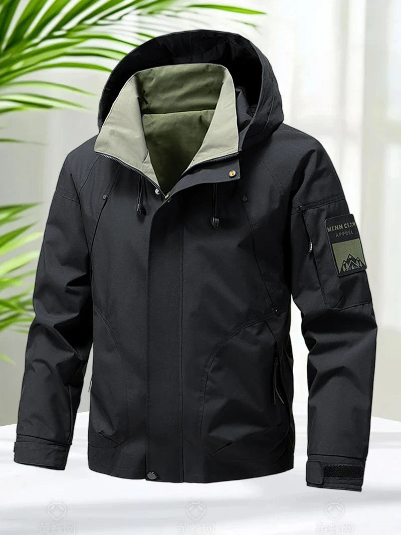 Drune | Herren Softshelljacke - Leicht, Wasserdicht & Mit Kapuze