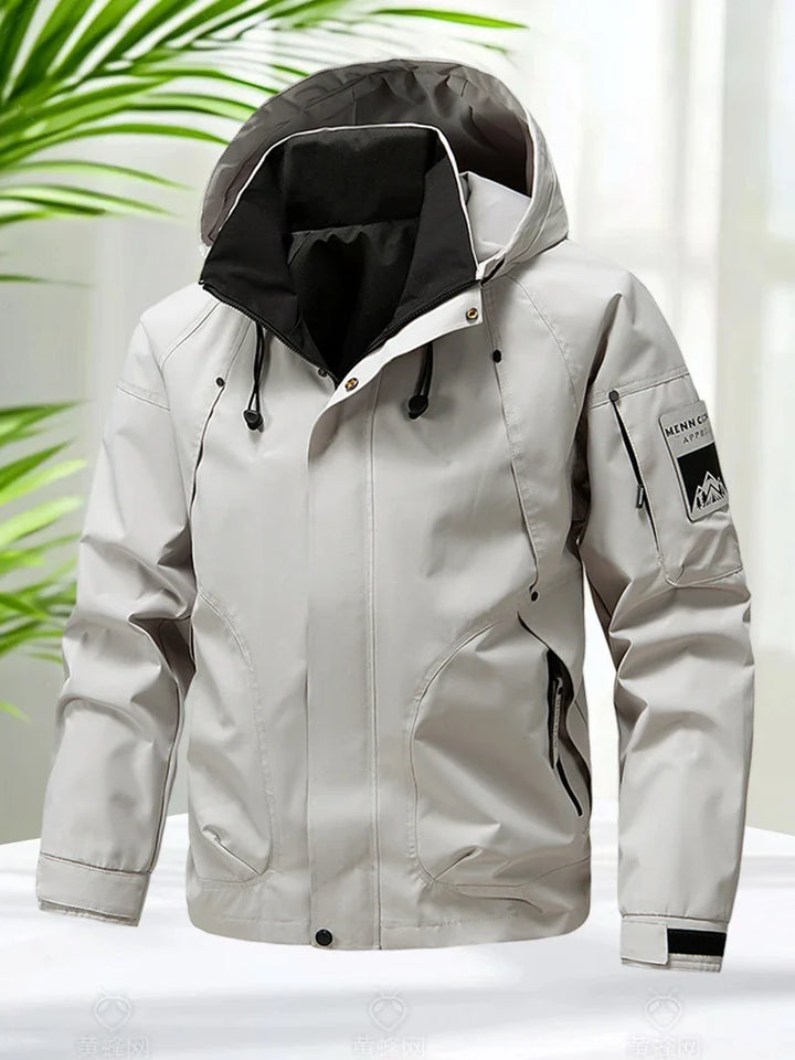 Drune | Herren Softshelljacke - Leicht, Wasserdicht & Mit Kapuze