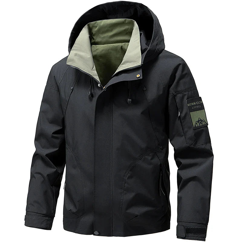 Drune | Herren Softshelljacke - Leicht, Wasserdicht & Mit Kapuze