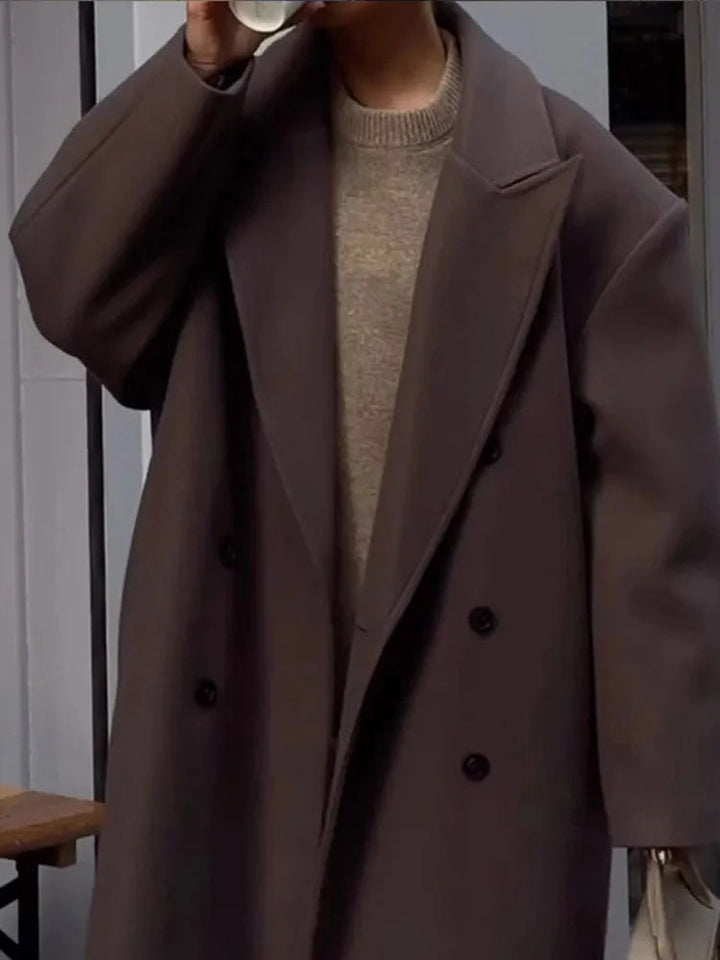 Drune | Übergröße Mantel Jacke Mit Zeitloser Eleganz Für Damen