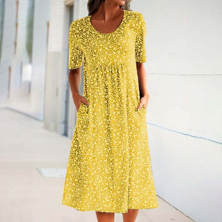 Drune | Lässiges Blumen Kleid