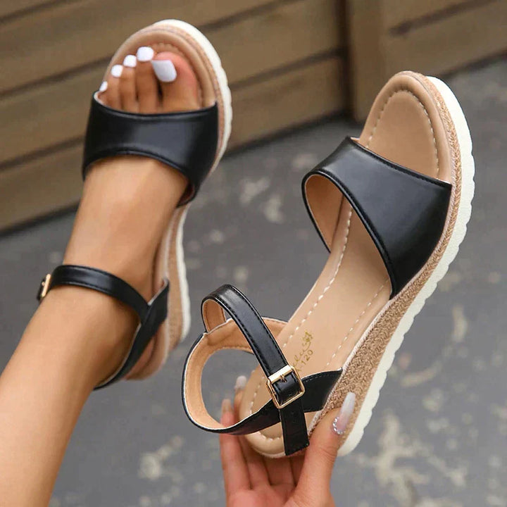 Drune | Orthopädische Keil Sandalen