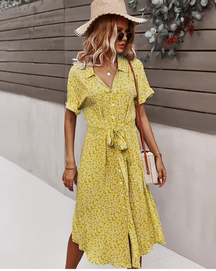 DruneSommerkleid Midi Das G Drunelümte Kleid Ist Ein Must-Have für Diesen Sommer
