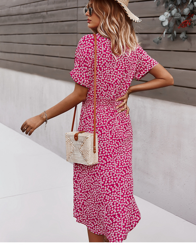 Drune | Sommerkleid Midi Das geblümte Kleid ist ein Must-Have für diesen Sommer
