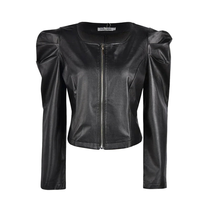 Drune | Cropped Lederjacke Dreh Köpfe mit Dem Neuesten Trend Der Lederjacken