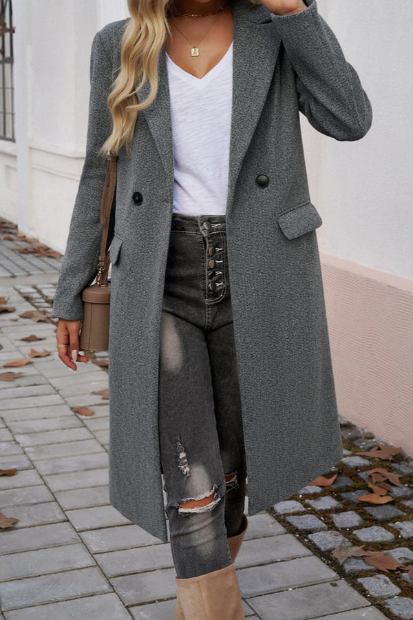 Drune | Langmantel aus Wolle-Mischung Elegante, zeitlose Wärme