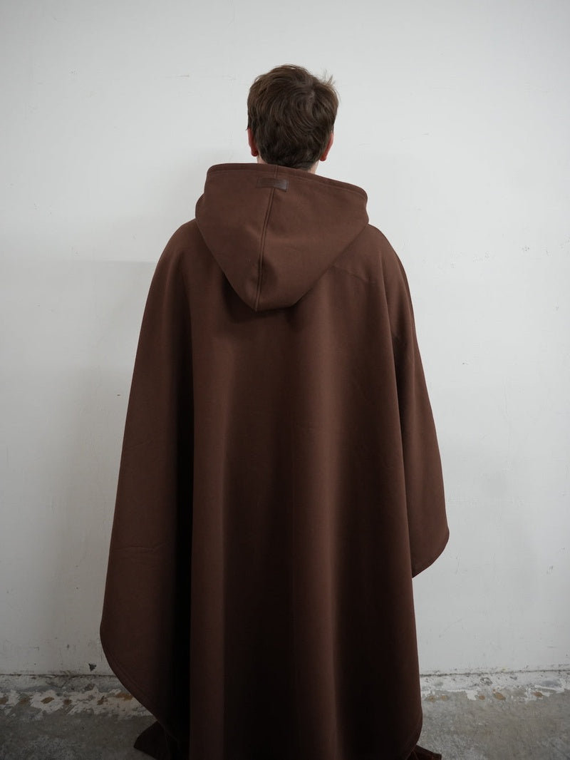 Drune | Luxuriöser Fleece-Poncho mit Kapuze für ultimativen Komfort
