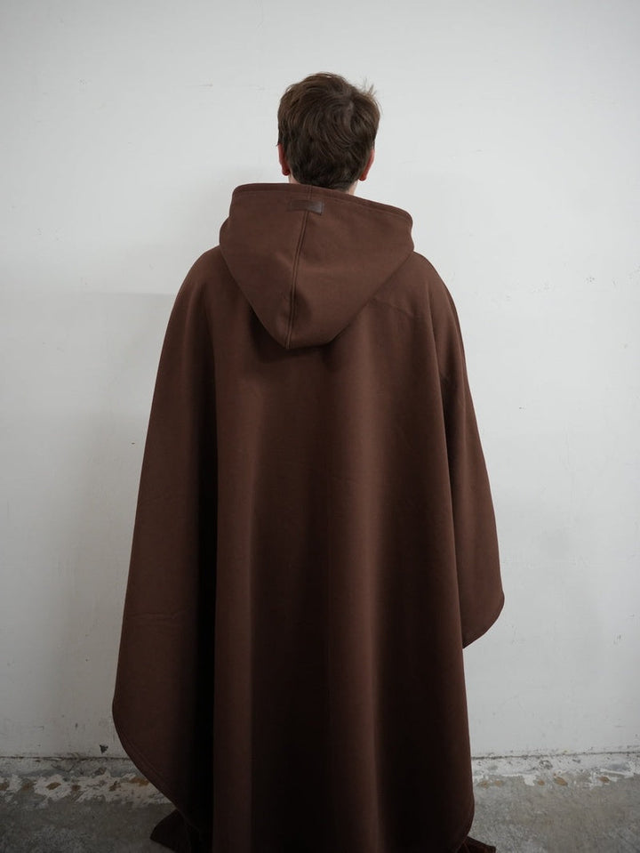 Drune | Luxuriöser Fleece-Poncho mit Kapuze für ultimativen Komfort