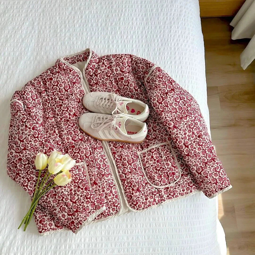 Drune | Gestepptes Blumenjacke