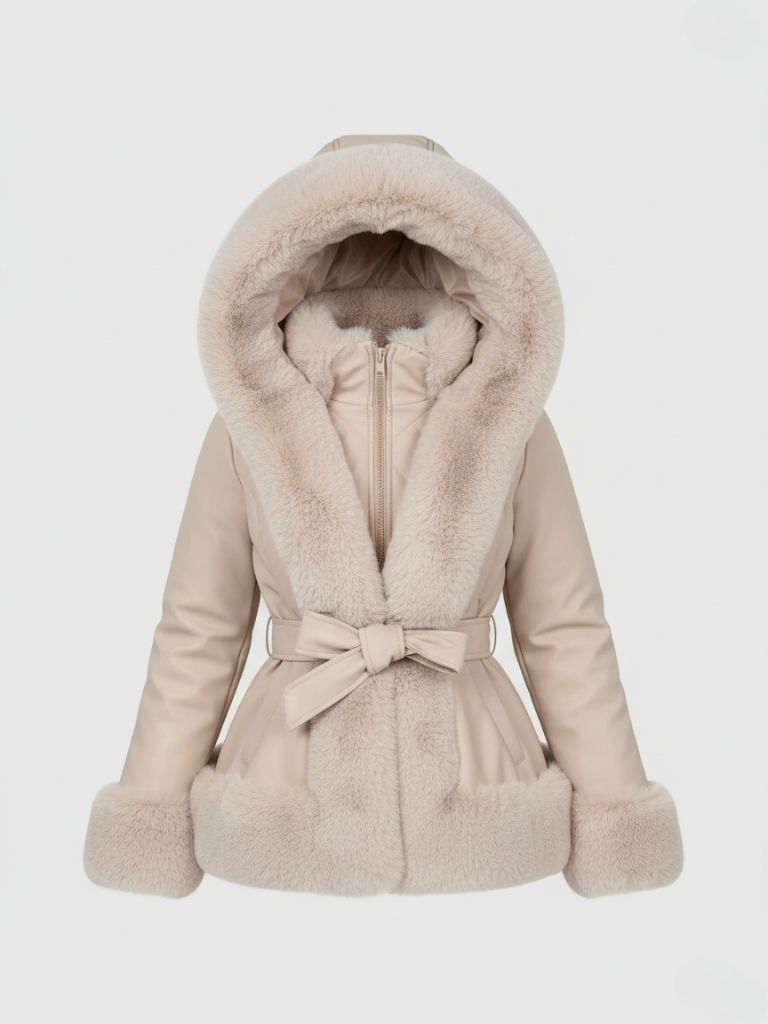 Drune | Wintermantel Damen mit Kapuze Schick und Komfortabel