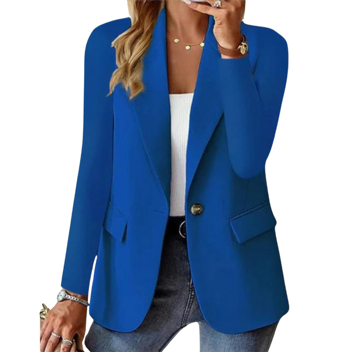 Drune | Eleganter Blazer mit Ein-Knopf-Verschluss und Taillierter Passform für Damen