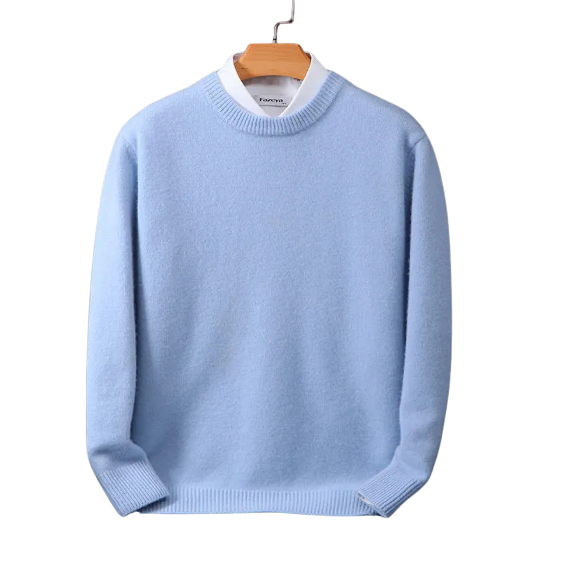 Drune | Eleganter klassischer Rundhalsausschnitt Pullover