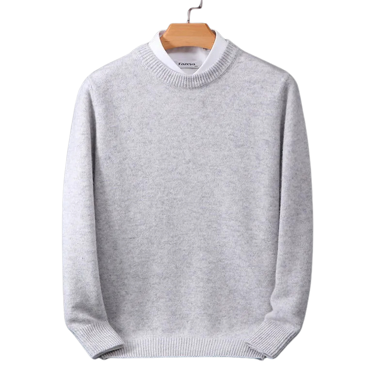 Drune | Eleganter klassischer Rundhalsausschnitt Pullover