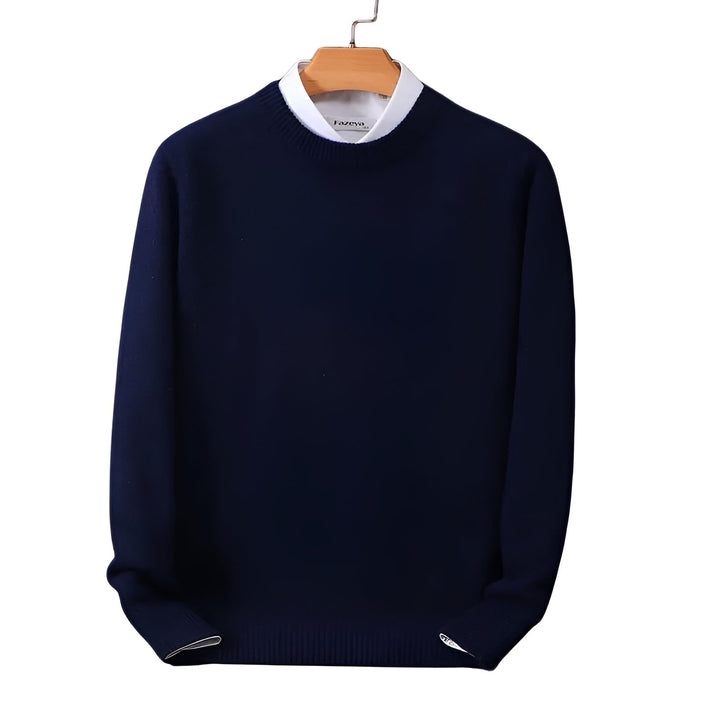 Drune | Eleganter klassischer Rundhalsausschnitt Pullover