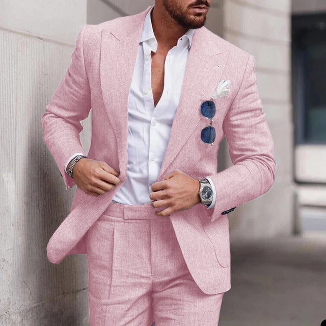 Drune | Einfacher Business Blazer und Hose Satz für Herren