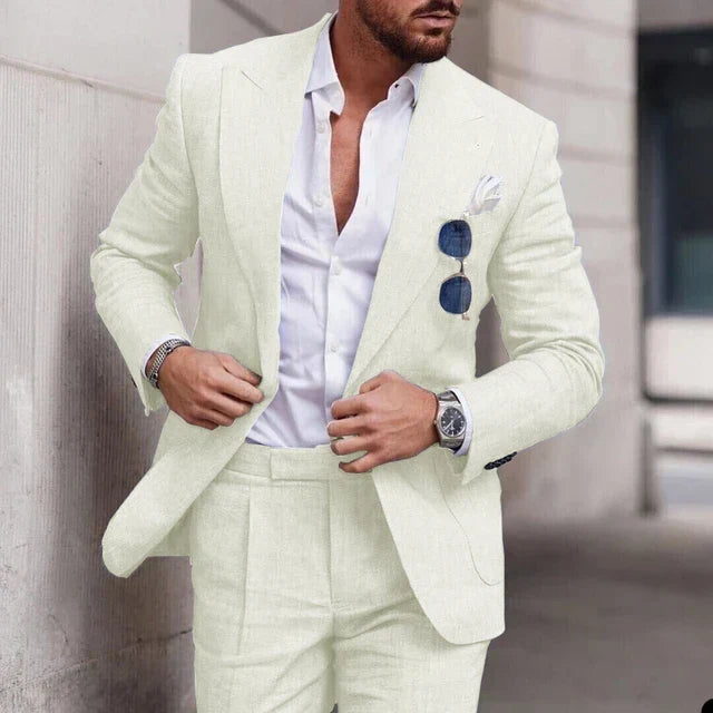 Drune | Einfacher Business Blazer und Hose Satz für Herren