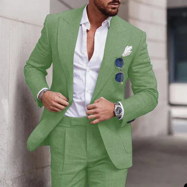 Drune | Einfacher Business Blazer und Hose Satz für Herren