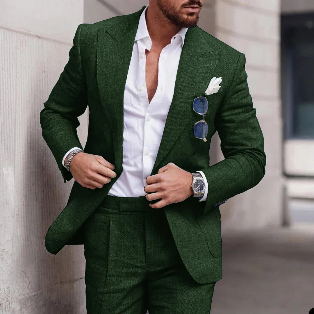 Drune | Einfacher Business Blazer Und Hose Satz Für Herren