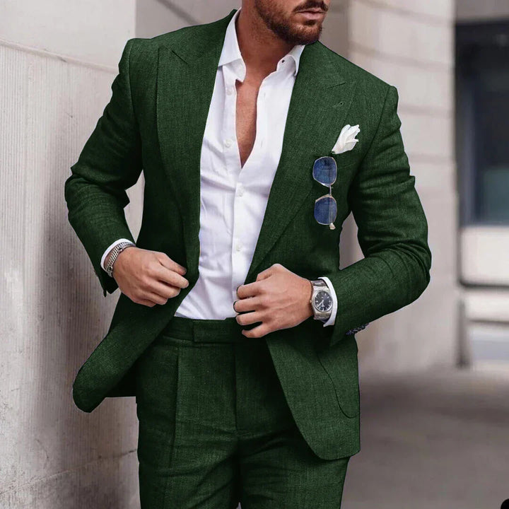 Drune | Einfacher Business Blazer Und Hose Satz Für Herren