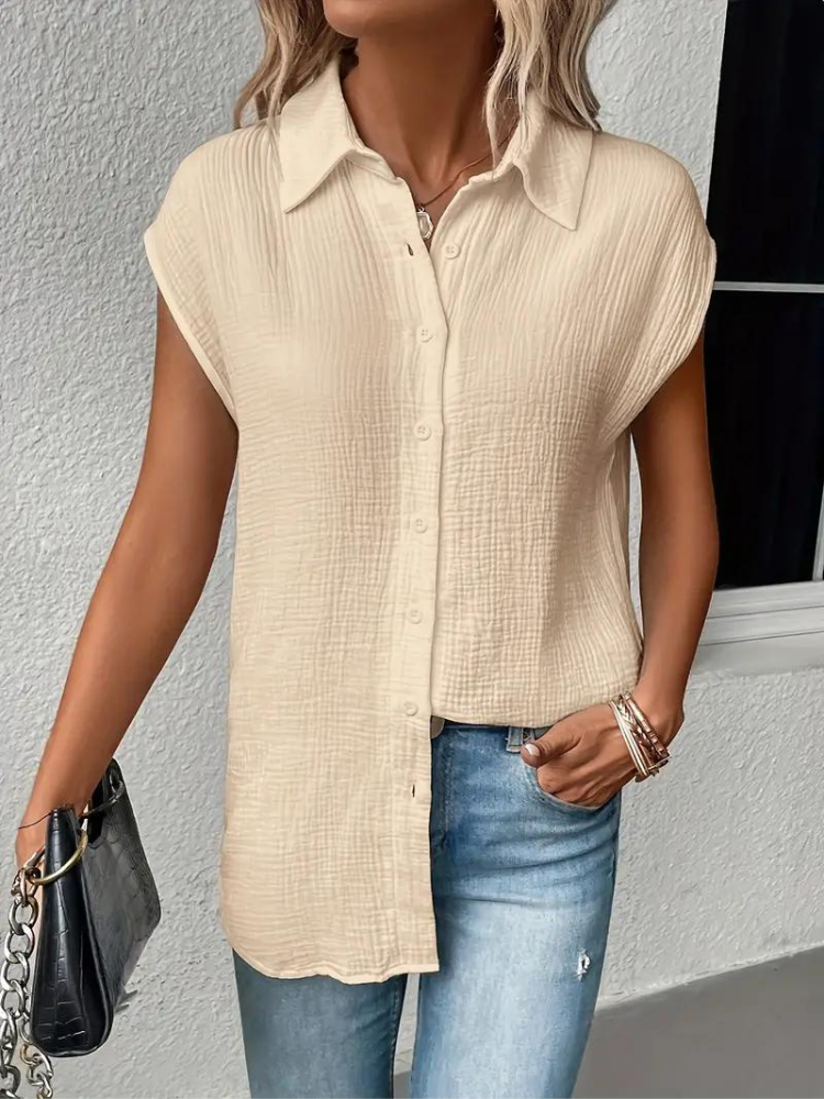 Drune | Ärmellose Bluse für Damen