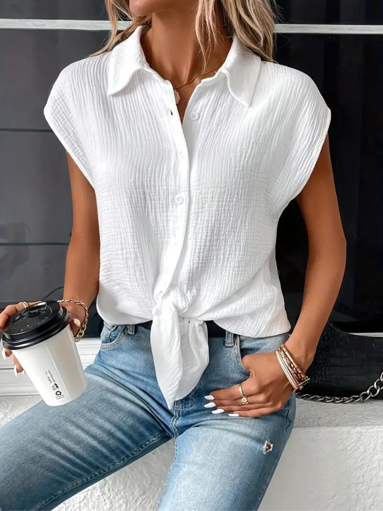 Drune | Ärmellose Bluse für Damen