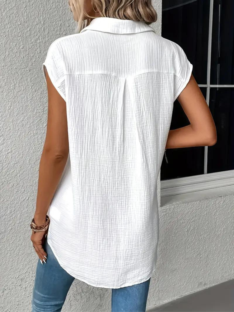Drune | Ärmellose Bluse für Damen