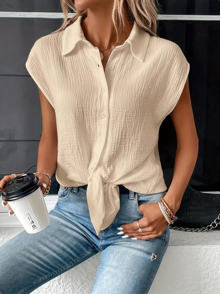 Drune | Ärmellose Bluse für Damen
