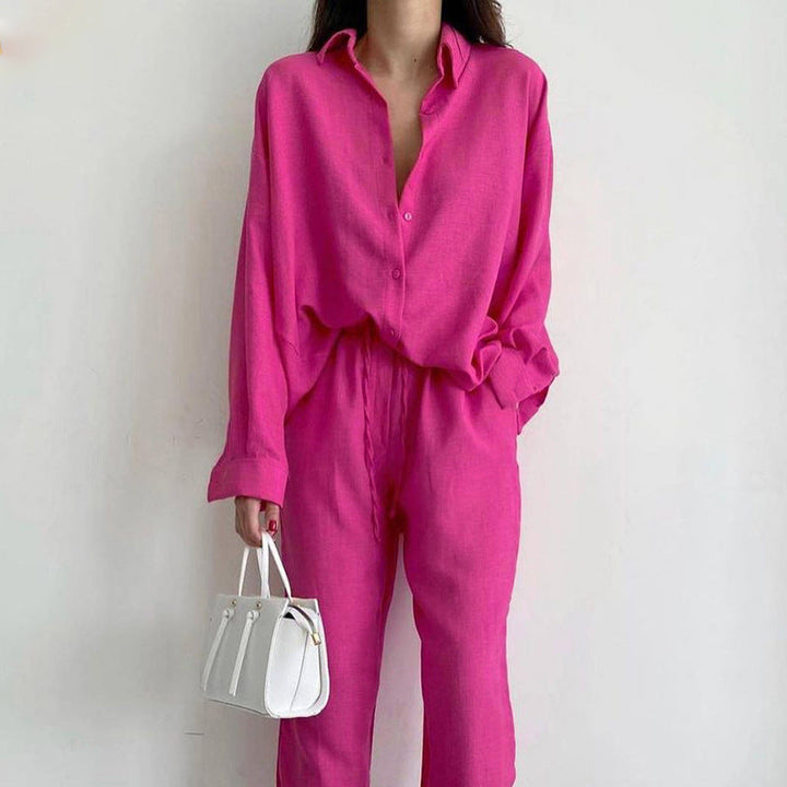 Drune | Damen Leinen-Set