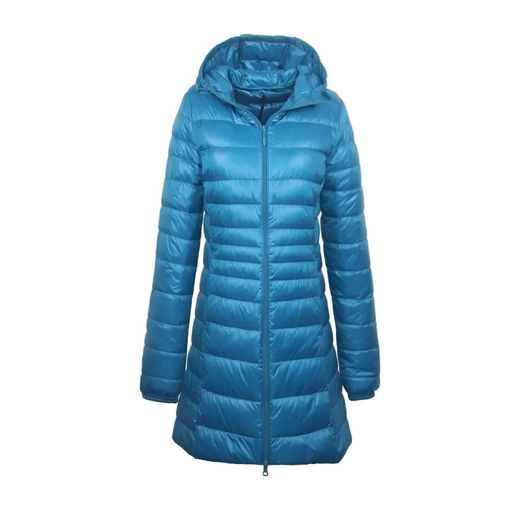Damenlangjacke mit Kapuze