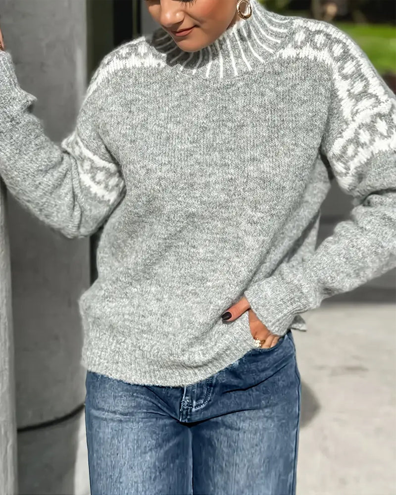 Drune | Signiertes Sweatshirt mit Hohem Kragen