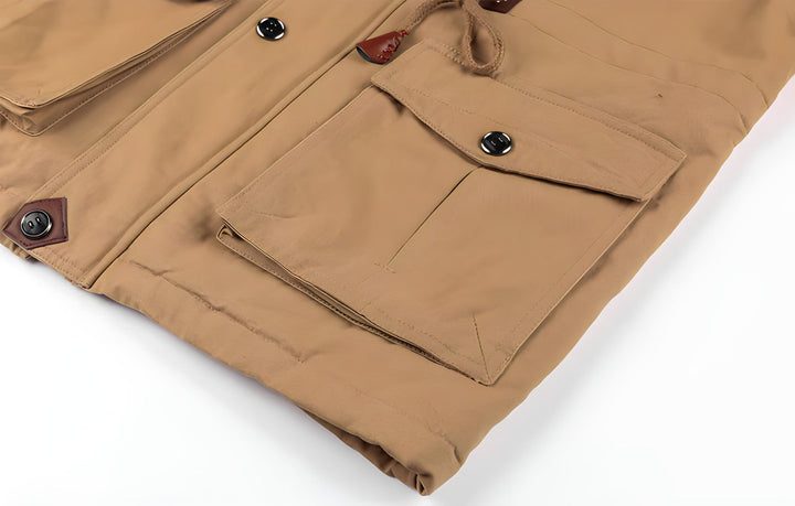 Drune | Wasserdichte Militärjacke mit Verstellbarem Bund