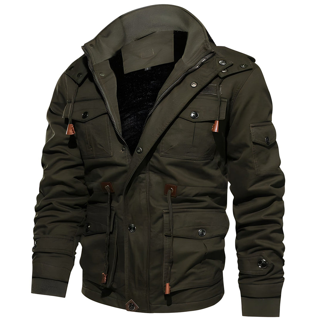 Drune | Wasserdichte Militärjacke mit Verstellbarem Bund