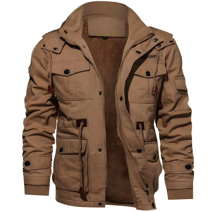 Drune | Wasserdichte Militärjacke Mit Verstellbarem Bund
