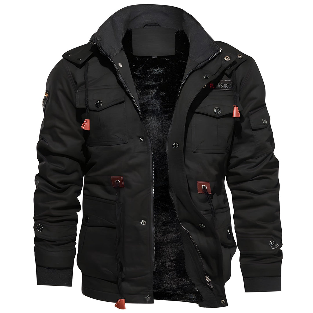 Drune | Wasserdichte Militärjacke Mit Verstellbarem Bund