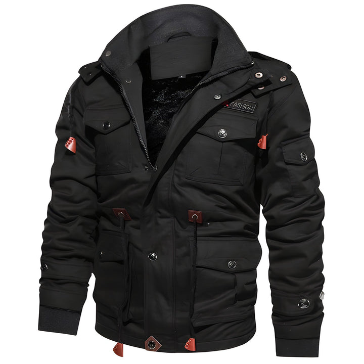Drune | Wasserdichte Militärjacke Mit Verstellbarem Bund