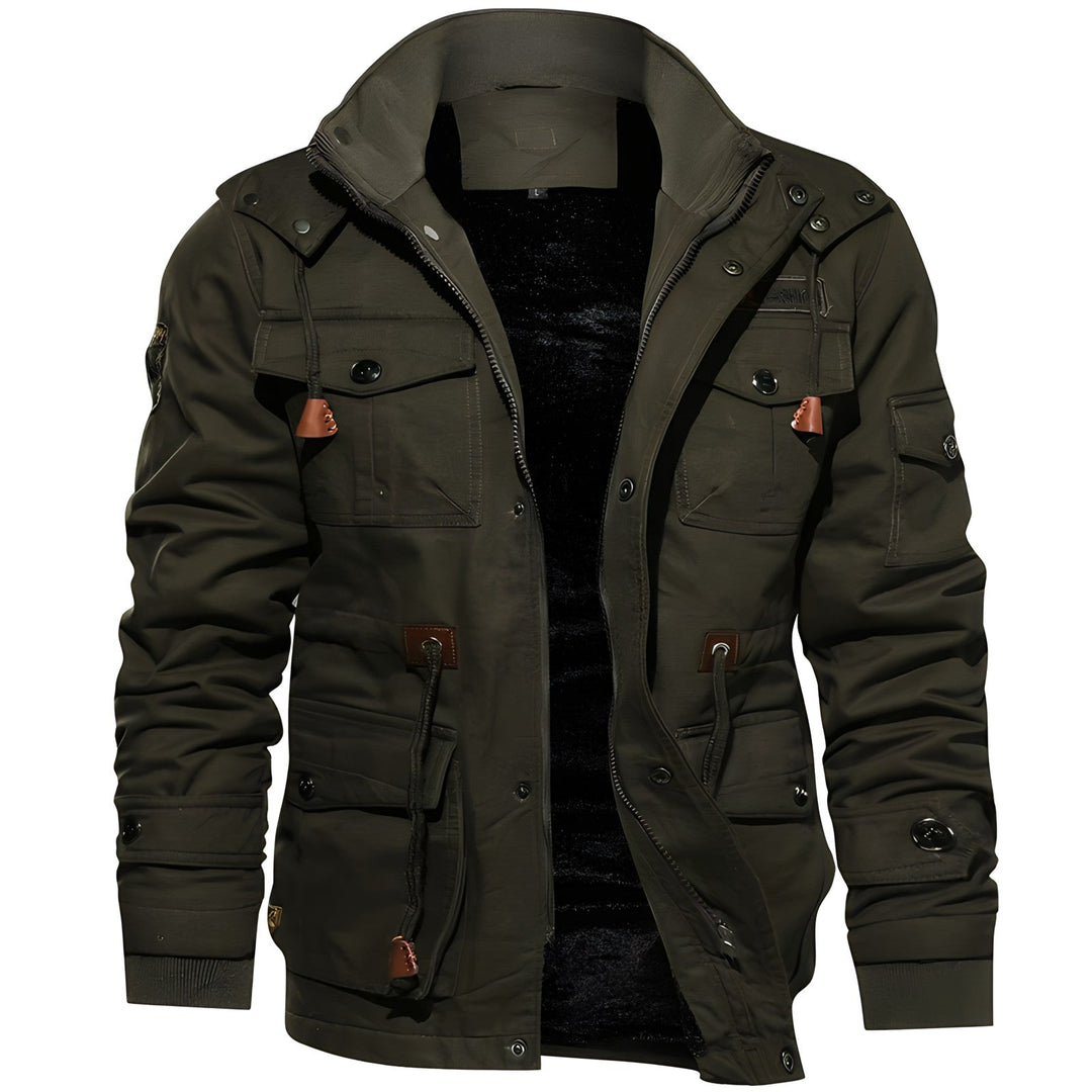 Drune | Wasserdichte Militärjacke Mit Verstellbarem Bund