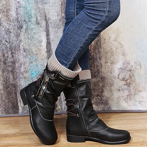 Drune | Lange Wollstiefel für Frauen – Gemütlich & Stilvoll für den Winter