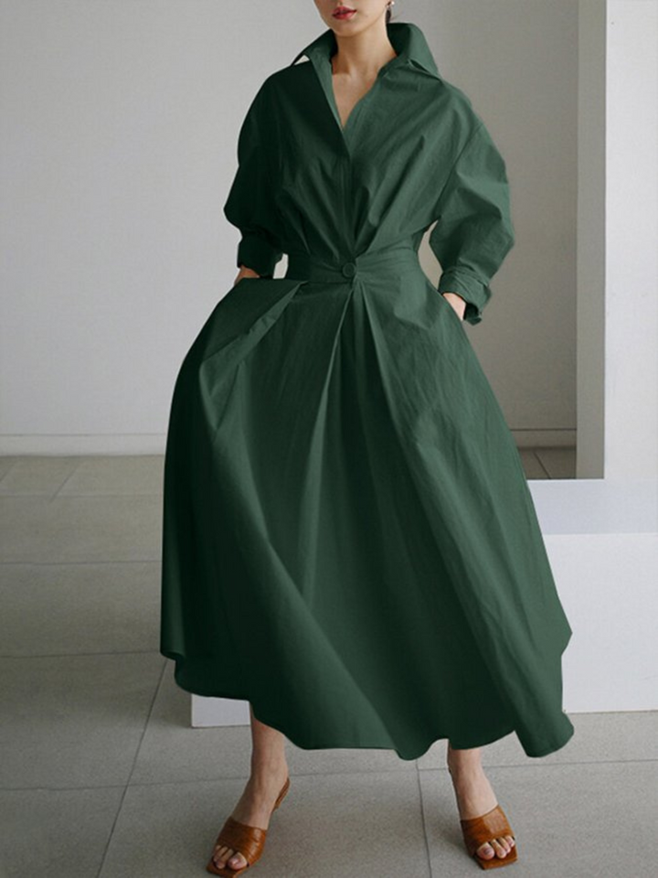 Drune | Langarm Sommerkleid - Modernes Design